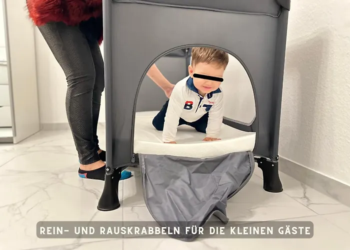 Lombardi - Terrasse, Babybett, Doppelbett, Waschmaschine, Ruhige Lage